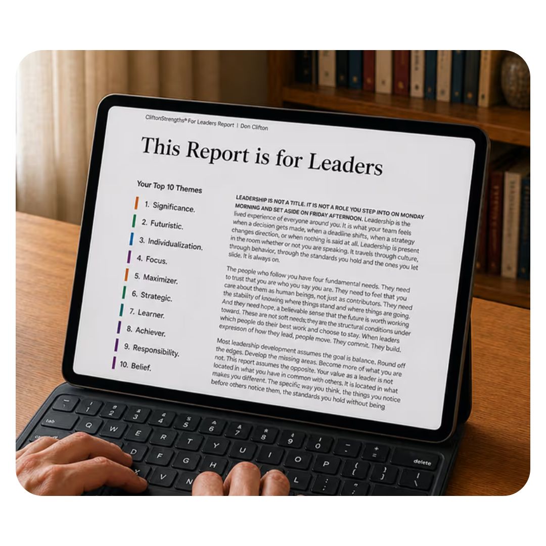 Test Talentów dla Lidera - CliftonStrengths for Leaders